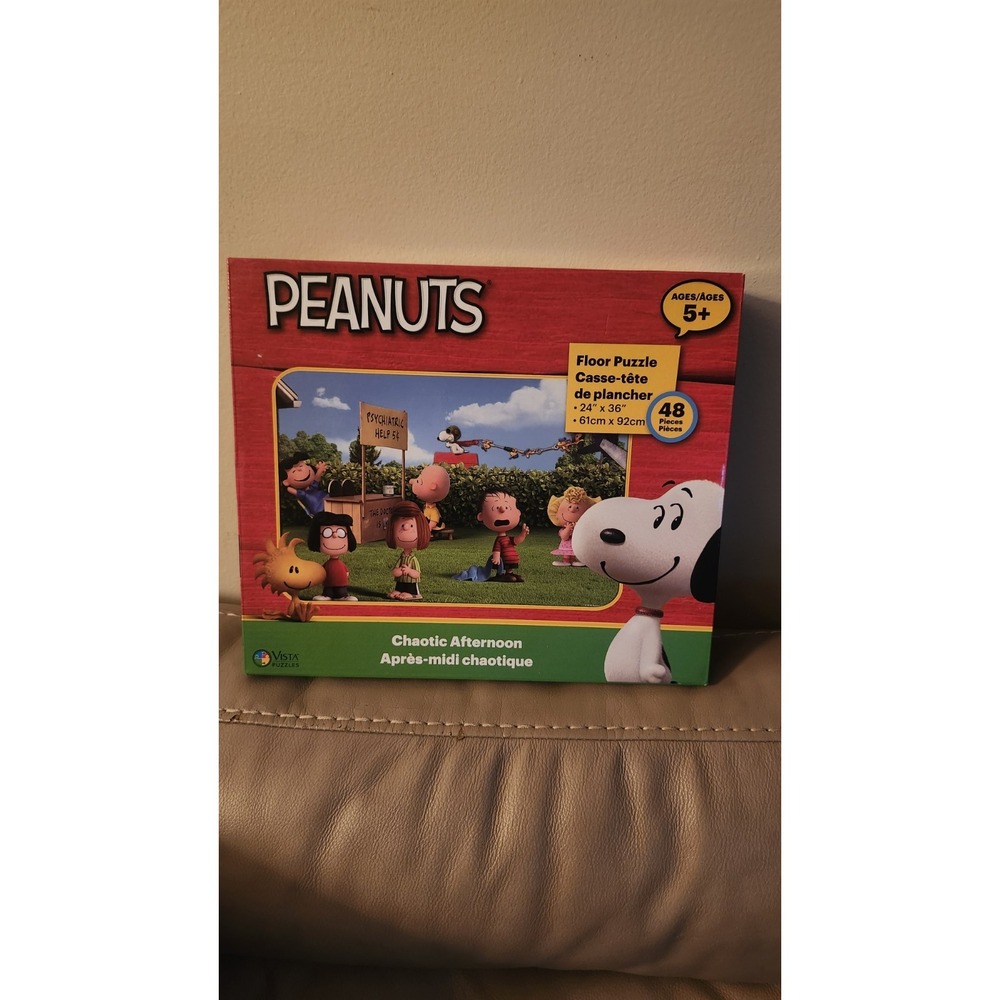 48 Piece Puzzle Peanuts Gang Snoopy Charlie Brown Complete